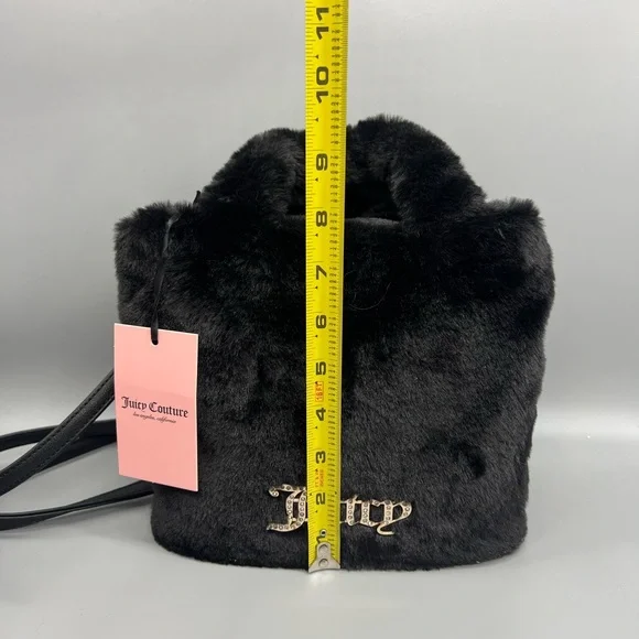 Juicy couture fluffy mini tote purse - Picture 6 of 11
